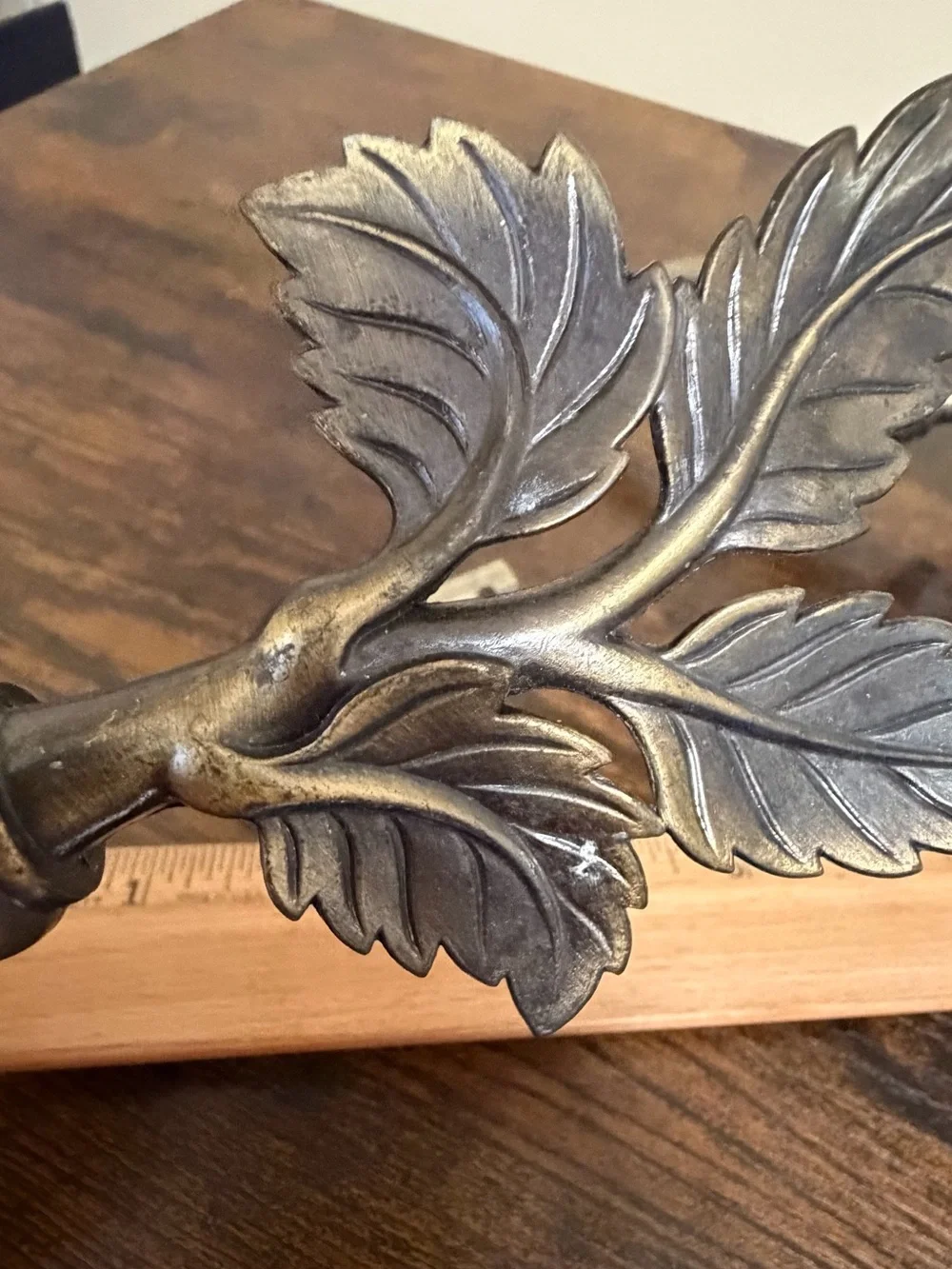 Vintage Brass Plated Curtain Tie Backs